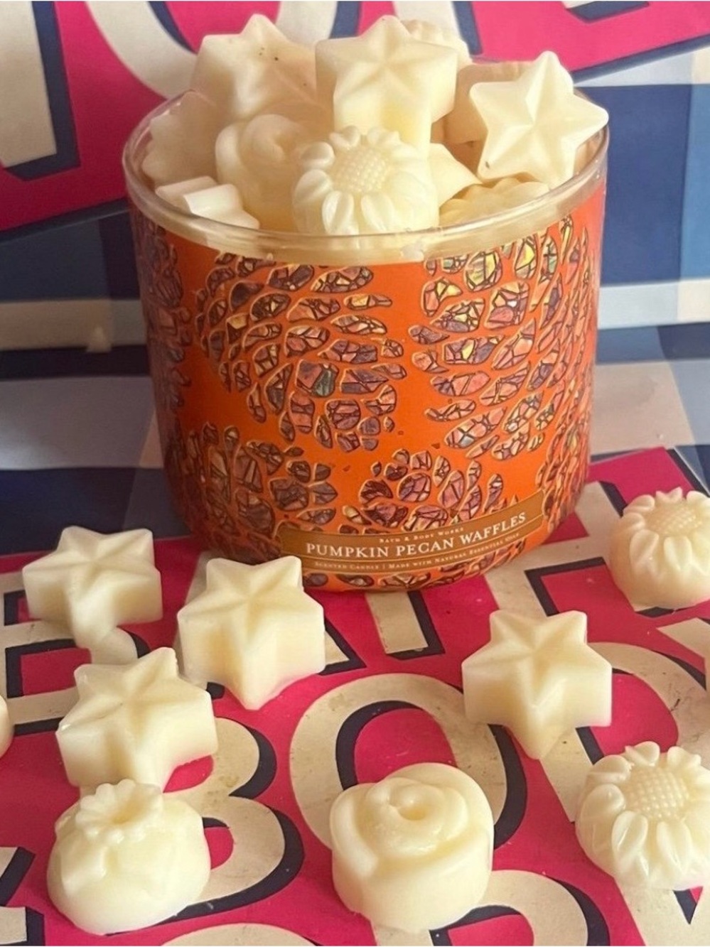 Bath & Body Works Pumpkin Pecan Waffles Wax Melts - White